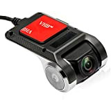 Hikity Caméra de Voiture 1080P USB DVR, Mini Dashcam Voiture pour Android Dashcam Cámera Voiture étanche Caméra de Tableau de ...