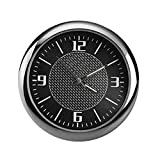 Horloge De Voiture, Voiture Automatique Véhicule Lumineux Rond Horloge à Quartz Montre Tableau De Bord Sortie d'air Décor