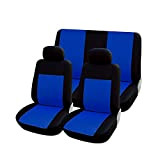 Housses de siège universelles pour voiture, kit avant et arrière, différentes couleurs, doux, confortable, respirant, protection pour sièges de voiture ...