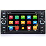 iFrego 7" HD autoradio Lecteur DVD GPS Navigation RDS SD Bluetooth écran Tactile avec Sat NAV Navigation GPS pour Ford ...