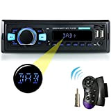iFreGo Radio Mains Libres Bluetooth Dab intégrée, autoradio Bluetooth 1 din avec télécommande au Volant, MP3/SD/USB/AUX in/Radio FM/Radio WAV, Charge ...