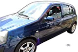 J&J AUTOMOTIVE | Deflecteurs d'air Déflecteurs de Vent Compatible avec Clio II 5 Portes 1998-2005 2pcs