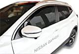 J&J AUTOMOTIVE | Deflecteurs d'air déflecteurs de Vent Compatible avec Nissan Qashqai J11 2014-2021 2 pièces