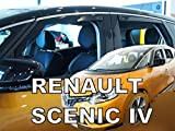 J&J AUTOMOTIVE | Deflecteurs d'air déflecteurs de Vent Compatible avec Renault Scenic IV 2017-prés 4 pièces