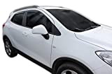 J&J AUTOMOTIVE | GP Deflecteurs d'air déflecteurs de Vent Compatible avec Opel Mokka/Mokka X 2012-2020 4pcs