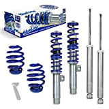 JOM Car Parts & Car Hifi GmbH 741015 Suspension combiné fileté Blueline Réglables - Amortisseurs filetés - Tuning Kit Complet ...