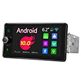 JOYFORWA Autoradio Android 1 DIN Android 10.0 Autoradio Bluetooth Écran Tactile Capacitif 6,2 ‘’ Universel Prend en Charge Le Fonctionnement ...