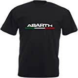KAFEI Zest Mens Short Sleeve Abarth T-Shirt Various F500 Abarth Car Enthusiast_4579 Large