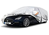 Kayme Bâche Voiture Étanche Respirante Compatible avec 2013-2022 Maserati Ghibli,6 Couches Housse de Protection Voiture Extérieur,Contre Pluie Soleil Poussière avec ...