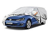 Kayme Bâche Voiture Étanche Respirante Compatible avec Volkswagen Golf MK7(2012-2020), 6 Couches Housse de Protection Voiture Extérieur, Contre Pluie Soleil ...