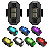 KKPLZZ Lumières stroboscopiques pour avions à LED, mini lumières stroboscopiques pour drones, lumières anti-collision pour drones, lampe de poche polyvalente ...