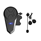 Koeit BT-S3 Casque de moto Bluetooth 1000 m Système de communication Bluetooth Casque de ski Intercom Bluetooth Talkie Walkie pour ...