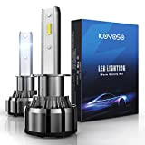 KOYOSO Ampoules H1 LED Voitures, 80W 16000LM LED Phare Kit de Conversion, 6000K Blanc