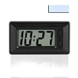 LANTRO JS Portable Horloge LCD Numérique, 77x42,4x17,7 mm Table De Voiture Tableau de Bord Bureau Électronique Horloge, Table Voiture Tableau ...