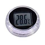 Leling Thermomètre Numérique Étanche pour Moto, Compatible Uniquement avec Celsius, Thermomètre Numérique De Cuisine, Horloge Intérieure De Moto