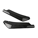 LETAOSK 2 pièces Noir Pare-Chocs arrière lèvre Wrap Angle diviseur diffuseur Canard adapté pour BMW F30 F31 F32 F33 F22