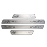 LFOTPP Lot de 4 protections de seuil de porte en acier inoxydable pour C5 Aircross