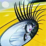 LiuXunJU Autocollants pour phares de voiture, faux cils de voiture, autocollants pour yeux électriques, adaptés pour la décoration de phare ...