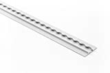 LOADCARE 1 rail d'arrimage rétractable en aluminium - Diamètre du trou : 20 mm - Longueur : 2 m