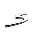 Logo S de Porte de Coffre pour Porsche Cayenne Panamera 2009-2022, Coffre arrière avec Insigne de hayon pour Porsche 911 ...