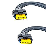 Lot 2 Kits Réparation Connectique Fiche Électrique AVEC Prise Faisceau ET Câblage Pour Module Temic (non inclus) compatible pour CLIO ...