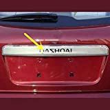 LSYBB Haute Qualité en Acier Inoxydable Hayon Boot Porte Arrière Grab Poignée Garniture Couverture pour Nissan Qashqai J10 2008-2013