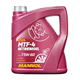 MANNOL MTF-80 API GL 4 4 getriebeoel 75 W, 4 l