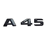 MCK Auto - A45 Logo arrière de coffre noir brillant pour la modification