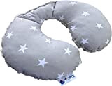 Medi Partners NECK PILLOW Repose-cou pour enfants 100% Coton/Minky Coussin cervical pour bébé pour poussette Voyage en voiture Voyager sommeil ...