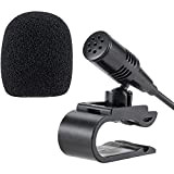 MICMXMO Microphone Externe de Voiture Pioneer Mic de Remplacement pour Microphone JVC autoradio Voiture véhicule unité Principale Bluetooth Audio stéréo ...