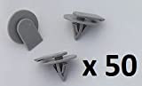 Mini Moulage latérale et clips Arche de roue, clips Bordure Plastique Gris OEM 07137073915