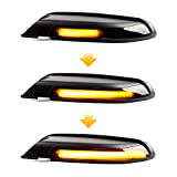 MKptopia Feu de clignotant dynamique LED pour VW Polo MK4 FL 2005-2009 pour Skoda Octavia 2006-2010