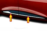 mne parts Compatible avec pour Renault Clio IV 2012-2018 4 pièces en Acier Inoxydable pour Baguettes de Porte latérales chromées…