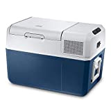 Mobicool MCF60 Glacière à compresseur 58 l, bleu/gris, Mini-frigo 12 V et 230 V pour voiture, camion, bateau, camping-car et ...