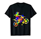 Motocross Enduro Supermoto Bike Dirt Biker Garçons Enfants T-Shirt