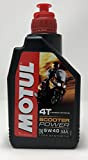 Motul24 Bidon de 1 litre d'huile Motul Scooter Power 4T 5W40 MA 100 % synthétique pour moteurs 4 temps
