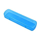 N-K Pulabo Boîte de rangement pour brosse à dents portable pour voyage, camping, utilisation à la maison Bleu