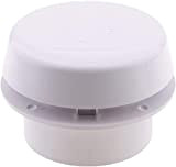 Namvo Ventilateur de toit Mushroom RV étanche 12 V pour camping-car, dôme fumé, blanc