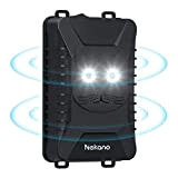 Nekano Répulsif Ultrason pour Voiture, 3 Modes d'alimentation, avec Stroboscopique LED, pour Anti Rongeur Fouine Souris et Protéger Voiture Garage ...