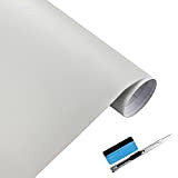 NewL Film autocollant en vinyle blanc mat pour dégagement de bulles d'air – Convient pour une utilisation automobile, contient des ...