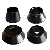 NICCOO Kit de 4 cônes d'équilibrage de roues, de 62 à 137 mm, en acier au carbone 45, pour machine d'équilibrage de pneus ...