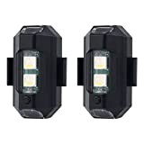 niso LED Strobe Drone Light 7 Couleurs USB Charge Veilleuses pour 2S/Mini 2/VéLo/Dirt Bike/Voiture/, 2PCS