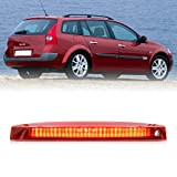 njssjd 1 troisième feu stop arrière à LED rouge CHMSL pour MK2 Renault Megane II Estate 2003 2004 2005 2006 ...