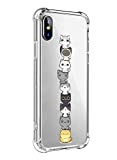 Oihxse Transparent Silicone Mignon Case Compatible pour iPhone 6/iPhone 6S Coque TPU Souple Ultra Mince Housse Clear Crystal Design Motif ...