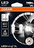 OSRAM 2825DWP-02B LEDriving SL, blanc, Led W2.1x9.5d, LED-W5W, , éclairage intérieur pour voiture et moto, 2 unités