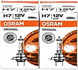 OSRAM 64210-FS2 Original Line H7, Lampe de Phare halogène, 55 W, PX26d, Paquet de 2, Transparent