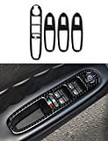 OYDDL - Autocollant pour fenêtre de voiture - En fibre de carbone - Compatible avec les accessoires Alfa Romeo 159 ...