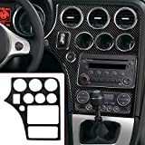 OYDDL - Autocollant pour voiture, CD Panel - En fibre de carbone - Compatible avec les accessoires Alfa Romeo 159, ...