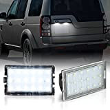 OZ-LAMPE LED Éclairage de plaque d'immatriculation compatibles avec Discovery Land Rover Discovery 3 Discovery 4 Freelander 2 Rang Rover Sport,18 ...
