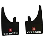 Paire de 2 Bavettes Grade-boue Avant et Arrière avec Logo Citroen pour Citroën C3 C1 C4 Citroen Picasso Citroen Van Citroën Berlingo